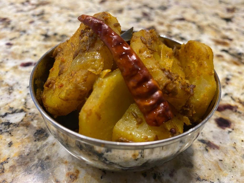 Jeera Aloo potato curry