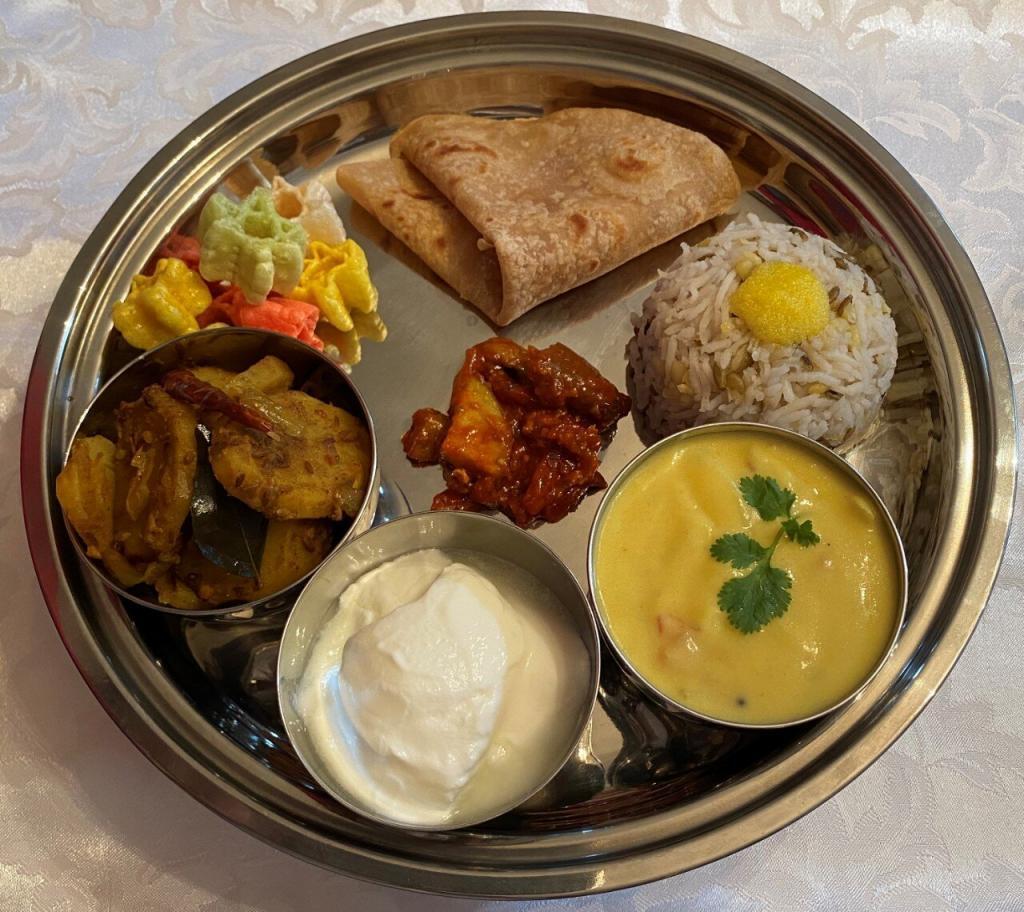 Indian thaali