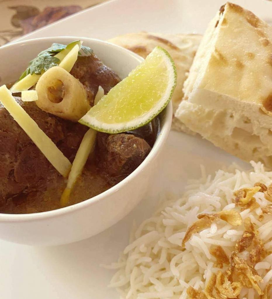 Nihari beef stew spices slow cooked meat curry