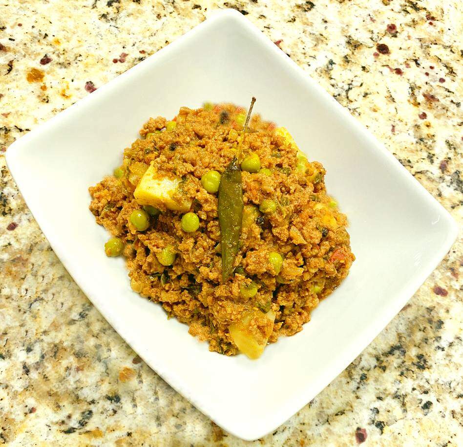 Aloo matar kheema curry ground beef recipe sloppy joe