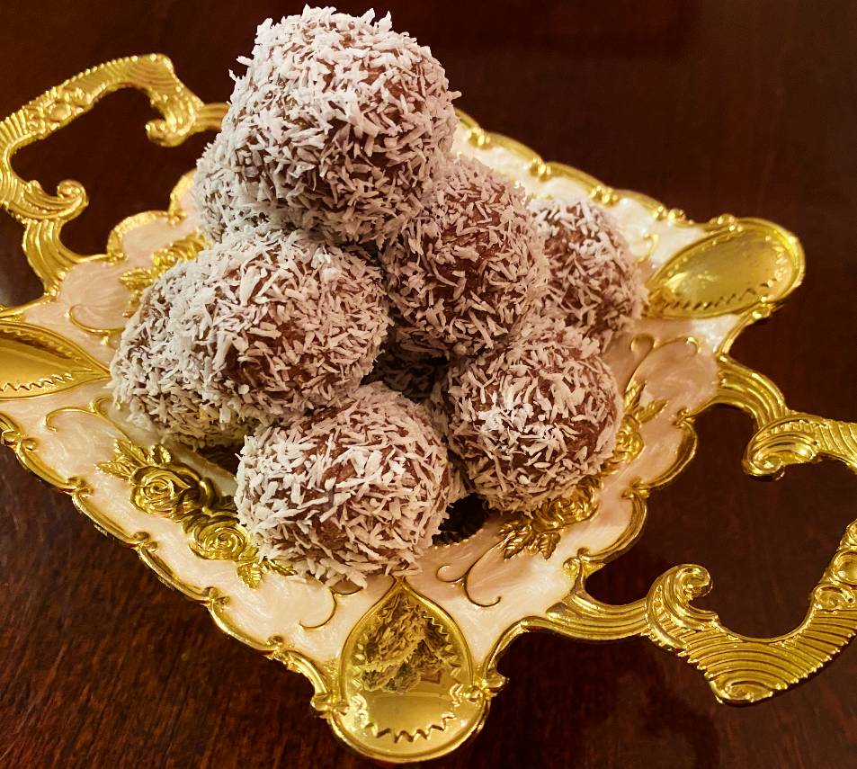 Chocolaty Coconut Ladoo - Nut free