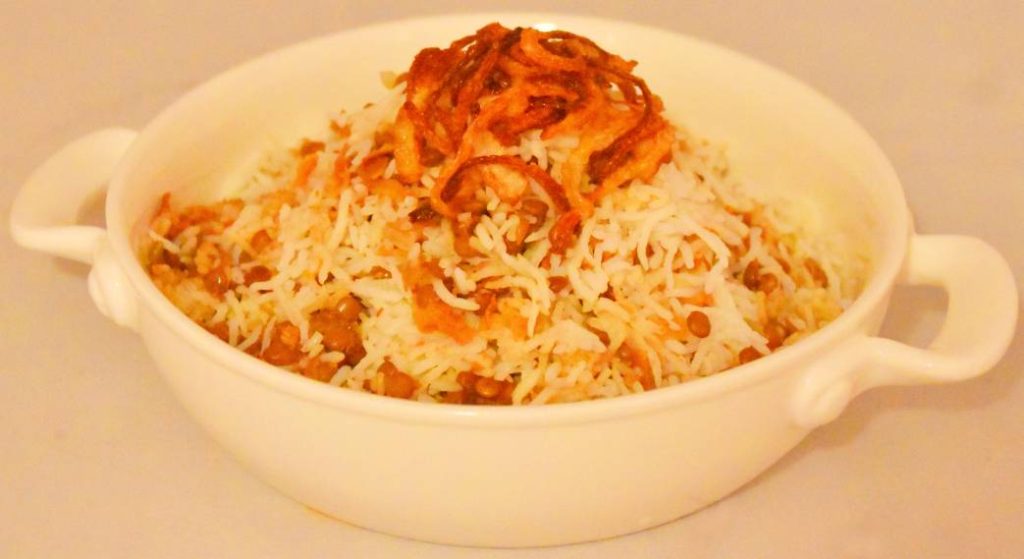 Masoor Pulao - Lentil Rice