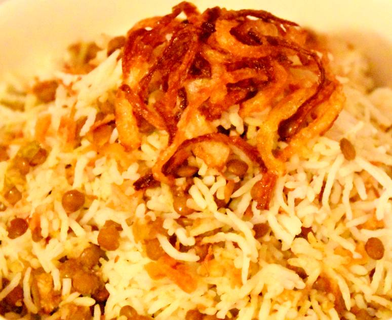 Masoor Pulao - lentils and rice