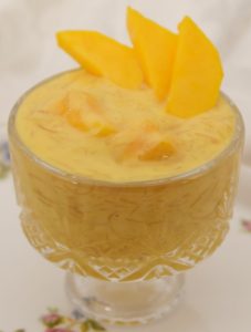 Mango Flavored Sev dessert