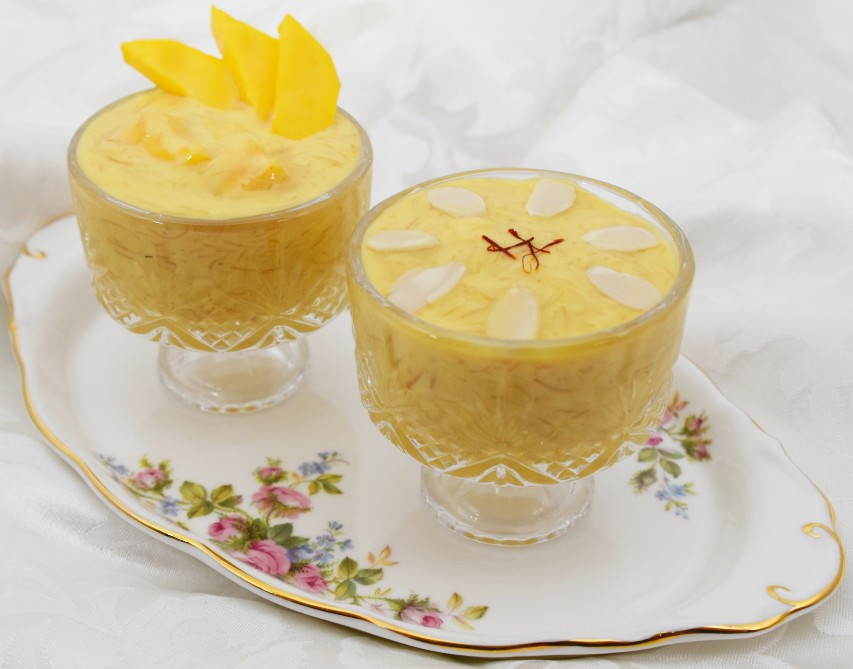 Saffron or Mango flavored Sev/Seviyaan dessert